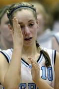 9 May 2006; A dejected Tara Fitzgerald, Mercy Convent Waterford, after the game - RP0026131