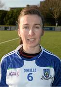 1 February 2015; Monaghan captain Sharon Courtney. TESCO HomeGrown Ladies National Football League, - 958068