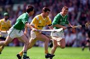 4 August 1996; Alister Elliot of Antrim during the GAA Hurling All-Ireland Senior Championship Semi-Final match between Antrim and Limerick at Croke Park in Dublin. Photo by Ray McManus/Sportsfile