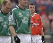 20 July 2003; Armagh's Ronan Clarke pictured during the pre match parade. Bank of Ireland Senior Football Championship qualifier, Limerick v Armagh, Dr Hyde Park, Roscommon. Picture credit; Damien Eagers / SPORTSFILE *EDI*