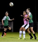 4 November 2017; Rianna Jarrett of Wexford Youths in action against Chloe Moloney of Peamount United during the Continental Tyres Women's National League match between Wexford Youths and Peamount United at Ferrycarrig Park in Wexford. Photo by Matt Browne/Sportsfile