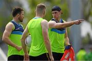 8  November 2017; Paul Geaney in conversation with Chris Barrett and Peter Crowley during Ireland International Rules squad training at Lakeside Stadium, Albert Park, Melbourne, Australia. Photo by Ray McManus/Sportsfile
