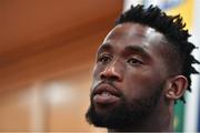 9 November 2017; Siya Kolisi during a South Africa Press Conference at Radisson Blu Hotel in Stillorgan, Dublin. Photo by Brendan Moran/Sportsfile