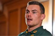 9 November 2017; Jesse Kriel during a South Africa Press Conference at Radisson Blu Hotel in Stillorgan, Dublin. Photo by Brendan Moran/Sportsfile