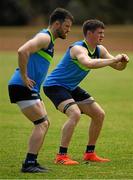 10  November 2017; Shane Walsh, right, and Chris Barrett during Ireland International Rules Squad training at the Gaelic Football and Hurling Association of South Australia, St. Mary's Park, Adelaide, Australia Photo by Ray McManus/Sportsfile