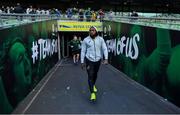 10 November 2017; Tendai Mtawarira during South Africa rugby captain's run at Aviva Stadium in Dublin. Photo by Brendan Moran/Sportsfile