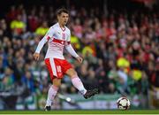 9 November 2017; Granit Xhaka of Switzerland during the FIFA 2018 World Cup Qualifier Play-off 1st leg match between Northern Ireland and Switzerland at Windsor Park in Belfast. Photo by Oliver McVeigh/Sportsfile