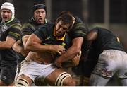 11 November 2017; Eben Etzebeth of South Africa is tackled by Sean O'Brien of Ireland during the Guinness Series International match between Ireland and South Africa at the Aviva Stadium in Dublin. Photo by Matt Browne/Sportsfile