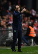 11 November 2017; Republic of Ireland manager Martin O'Neill during the FIFA 2018 World Cup Qualifier Play-off 1st Leg match between Denmark and Republic of Ireland at Parken Stadium in Copenhagen, Denmark. Photo by Ramsey Cardy/Sportsfile
