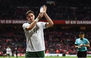 11 November 2017; Stephen Ward of Republic of Ireland following the FIFA 2018 World Cup Qualifier Play-off 1st Leg match between Denmark and Republic of Ireland at Parken Stadium in Copenhagen, Denmark. Photo by Stephen McCarthy/Sportsfile