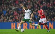 11 November 2017; Harry Arter of Republic of Ireland during the FIFA 2018 World Cup Qualifier Play-off 1st Leg match between Denmark and Republic of Ireland at Parken Stadium in Copenhagen, Denmark. Photo by Ramsey Cardy/Sportsfile