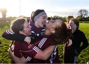 12 November 2017; Galway players celebrate following the All Ireland U21 Ladies Football Final match between Mayo and Galway at St. Croans GAA Club in Keelty, Roscommon. Photo by Sam Barnes/Sportsfile
