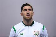 11 November 2017; Stephen Ward of Republic of Ireland during the FIFA 2018 World Cup Qualifier Play-off 1st Leg match between Denmark and Republic of Ireland at Parken Stadium in Copenhagen, Denmark. Photo by Stephen McCarthy/Sportsfile