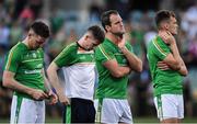 18 November 2017; Ireland players, left to right, Conor McManus, Karl O'Connell, Michael Murphy and Enda Smith of Ireland after the Virgin Australia International Rules Series 2nd test at the Domain Stadium in Perth, Australia. Photo by Ray McManus/Sportsfile