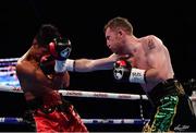 18 November 2017; Paddy Barnes, right, in action against Eliecer Quezada during their WBO Intercontinental Title bout at the SSE Arena in Belfast. Photo by Ramsey Cardy/Sportsfile