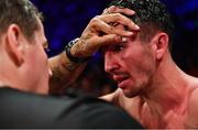 18 November 2017; Jamie Conlan following his defeat to Jerwin Ancajas in their IBF World super flyweight Title bout at the SSE Arena in Belfast. Photo by Ramsey Cardy/Sportsfile