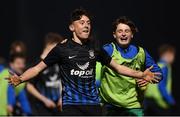 25 November 2017; Dylan Gavin of Athlone Town celebrates following the SSE Airtricity National Under 15 League Final match between Athlone Town and St Patrick's Athletic at Lisseywollen in Athlone, Co Westmeath. Photo by Stephen McCarthy/Sportsfile