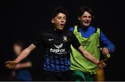 25 November 2017; Dylan Gavin of Athlone Town celebrates after scoring his side's winning goal during the SSE Airtricity National Under 15 League Final match between Athlone Town and St Patrick's Athletic at Lisseywollen in Athlone, Co Westmeath. Photo by Stephen McCarthy/Sportsfile