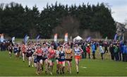 26 November 2017; A general view during the Boys U18 and Junior Men 6000m at the Irish Life Health Juvenile Even Age Cross Country Championships 2017 at the National Sports Campus in Abbotstown, Dublin. Photo by David Fitzgerald/Sportsfile