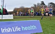 26 November 2017; A general view during the Boys U18 and Junior Men 6000m at the Irish Life Health Juvenile Even Age Cross Country Championships 2017 at the National Sports Campus in Abbotstown, Dublin. Photo by David Fitzgerald/Sportsfile