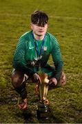 25 November 2017; Sean O'Toole of Athlone Town following the SSE Airtricity National Under 15 League Final match between Athlone Town and St Patrick's Athletic at Lisseywollen in Athlone, Co Westmeath. Photo by Stephen McCarthy/Sportsfile