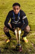 25 November 2017; Israel Kimazo of Athlone Town following the SSE Airtricity National Under 15 League Final match between Athlone Town and St Patrick's Athletic at Lisseywollen in Athlone, Co Westmeath. Photo by Stephen McCarthy/Sportsfile