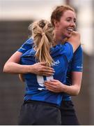 3 December 2017; Aoife McDermott and Ailsa Hughes celebrate their side's third try during the Women's Interprovincial Rugby match between Ulster and Leinster at Dromore RFC in Dromore, Co Antrim. Photo by David Fitzgerald/Sportsfile