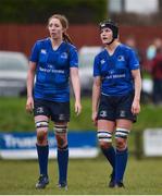 3 December 2017; Aoife McDermott, left, and Orla Fitzsimons of Leinster during the Women's Interprovincial Rugby match between Ulster and Leinster at Dromore RFC in Dromore, Co Antrim. Photo by David Fitzgerald/Sportsfile