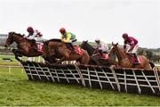 10 December 2017; A general view of the first lap during the Corinthian Restaurant On Sale Now Maiden Hurdle at Punchestown Racecourse in Naas, Co Kildare. Photo by Cody Glenn/Sportsfile