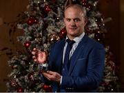 13 December 2017; Galway hurling manager Micheál Donoghue poses for a portrait after being named the Philips Lighting Sports Manager of the Year 2017, following the Philips Lighting Sports Manager of the Year 2017 awards at The Intercontinental Hotel, Simmonscourt Road, in Ballsbridge, Dublin. Photo by Seb Daly/Sportsfile