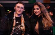 13 December 2017; Boxer Ryan Burnett in attendance with his fiancee Lara Milner at York Hall prior to the WBA Lightweight World Title fight between Katie Taylor and Jessica McCaskill at York Hall in London, England. Photo by Stephen McCarthy/Sportsfile