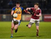 11 November 2017; Stephen McBrearty of Kilcar in action against Paul McNeill of Slaughtneil during the AIB Ulster GAA Football Senior Club Championship Semi-Final match between Kilcar and Slaughtneil at Healy Park in Omagh, Tyrone. Photo by Oliver McVeigh/Sportsfile