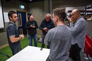 21 December 2017; Head coach Johann van Graan speaks to journalists after a Munster Rugby press conference at the University of Limerick in Limerick. Photo by Diarmuid Greene/Sportsfile