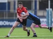 3 January 2018; Jack Cassidy of North East Area is tackled by Aaron Meehan of Metro Area during the Shane Horgan Cup Round 3 match between Metro Area and North East Area at Donnybrook in Dublin. Photo by Eóin Noonan/Sportsfile