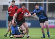 3 January 2018; Jack Cassidy of North East Area is tackled by Ronan Patterson of Metro Area during the Shane Horgan Cup Round 3 match between Metro Area and North East Area at Donnybrook in Dublin. Photo by Eóin Noonan/Sportsfile