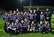 6 January 2018; Terenure RFC with Leinster players Rob Kearney and Isa Nacewa ahead of the Guinness PRO14 Round 13 match between Leinster and Ulster at the RDS Arena in Dublin. Photo by Ramsey Cardy/Sportsfile