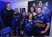 6 January 2018; Leinster players James Ryan and James Lowe in The Blue Room ahead of the Guinness PRO14 Round 13 match between Leinster and Ulster at the RDS Arena in Dublin. Photo by Seb Daly/Sportsfile