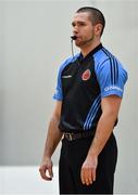 6 January 2018; Referee Mariusz Landos during the Hula Hoops Men’s Pat Duffy National Cup semi-final match between Pyrobel Killester and UCD Marian at UCC Arena in Cork. Photo by Brendan Moran/Sportsfile