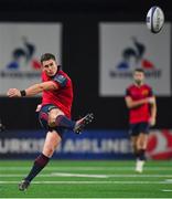 14 January 2018; Ian Keatley of Munster kicks a penalty during the European Rugby Champions Cup Pool 4 Round 5 match between Racing 92 and Munster at the U Arena in Paris, France. Photo by Brendan Moran/Sportsfile