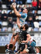 20 January 2018; Jack Conan of Leinster in action against Konstantine Mikautadze of Montpellier during the European Rugby Champions Cup Pool 3 Round 6 match between Montpellier and Leinster at the Altrad Stadium in Montpellier, France. Photo by Ramsey Cardy/Sportsfile