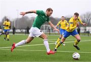 20 January 2018; Karl Sheppard of Cork City during the preseason friendly match between Cork City and Finn Harps at the FAI National Training Centre in Abbotstown, Dublin. Photo by Stephen McCarthy/Sportsfile