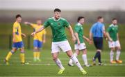 20 January 2018; Josh O'Hanlon of Cork City during the pre-season friendly match between Cork City and Finn Harps at the FAI National Training Centre in Abbotstown, Dublin. Photo by Stephen McCarthy/Sportsfile