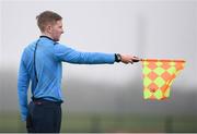 20 January 2018; Linesman Daniel Murphy during the pre-season friendly match between Cork City and Finn Harps at the FAI National Training Centre in Abbotstown, Dublin. Photo by Stephen McCarthy/Sportsfile