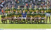 4 August 2003; The Kerry Senior Football team. Bank of Ireland All-Ireland Senior Football Championship Quarter Final, Kerry v Roscommon, Croke Park, Dublin. Picture credit; Ray McManus / SPORTSFILE *EDI*