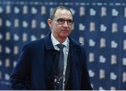 24 January 2018: Republic of Ireland manager Martin O'Neill arrives ahead of the UEFA Nations League Draw in Lausanne, Switzerland. Photo by Stephen McCarthy / UEFA via Sportsfile