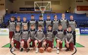 24 January 2018; St Pauls Oughterard squad ahead of the Subway All-Ireland Schools U19B Boys Cup Final match between St Pauls Oughterard and St Vincents Castleknock College at the National Basketball Arena in Tallaght, Dublin. Photo by Eóin Noonan/Sportsfile