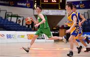 25 January 2018; MVP Christopher Fulton of St Malachy's, who scored 47 points including 15 three pointers, in action during the Subway All-Ireland Schools U16A Boys Cup Final match between St Mary's CBS The Green Tralee, Kerry, and St Malachy's, Belfast, Antrim, at the National Basketball Arena in Tallaght, Dublin. Photo by Brendan Moran/Sportsfile
