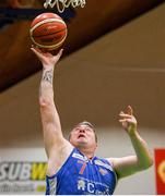 27 January 2018; Shane McCarthy of Blue Demons during the Hula Hoops NICC Men’s National Cup Final match between Blue Demons and BC Leixlip Zalgiris at the National Basketball Arena in Tallaght, Dublin. Photo by Eóin Noonan/Sportsfile