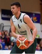 27 January 2018; Romas Eidukas of BC Leixlip Zalgiris during the Hula Hoops NICC Men’s National Cup Final match between Blue Demons and BC Leixlip Zalgiris at the National Basketball Arena in Tallaght, Dublin. Photo by Eóin Noonan/Sportsfile