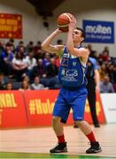 27 January 2018; Liam Carmody of Blue Demons during the Hula Hoops NICC Men’s National Cup Final match between Blue Demons and BC Leixlip Zalgiris at the National Basketball Arena in Tallaght, Dublin. Photo by Eóin Noonan/Sportsfile